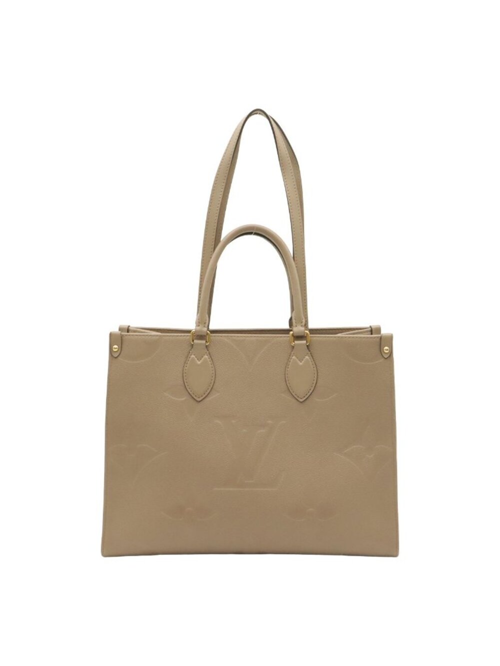 Louis Vuitton Monogram Empreinte On The Go MM Tote Bag 2-Way Shoulder